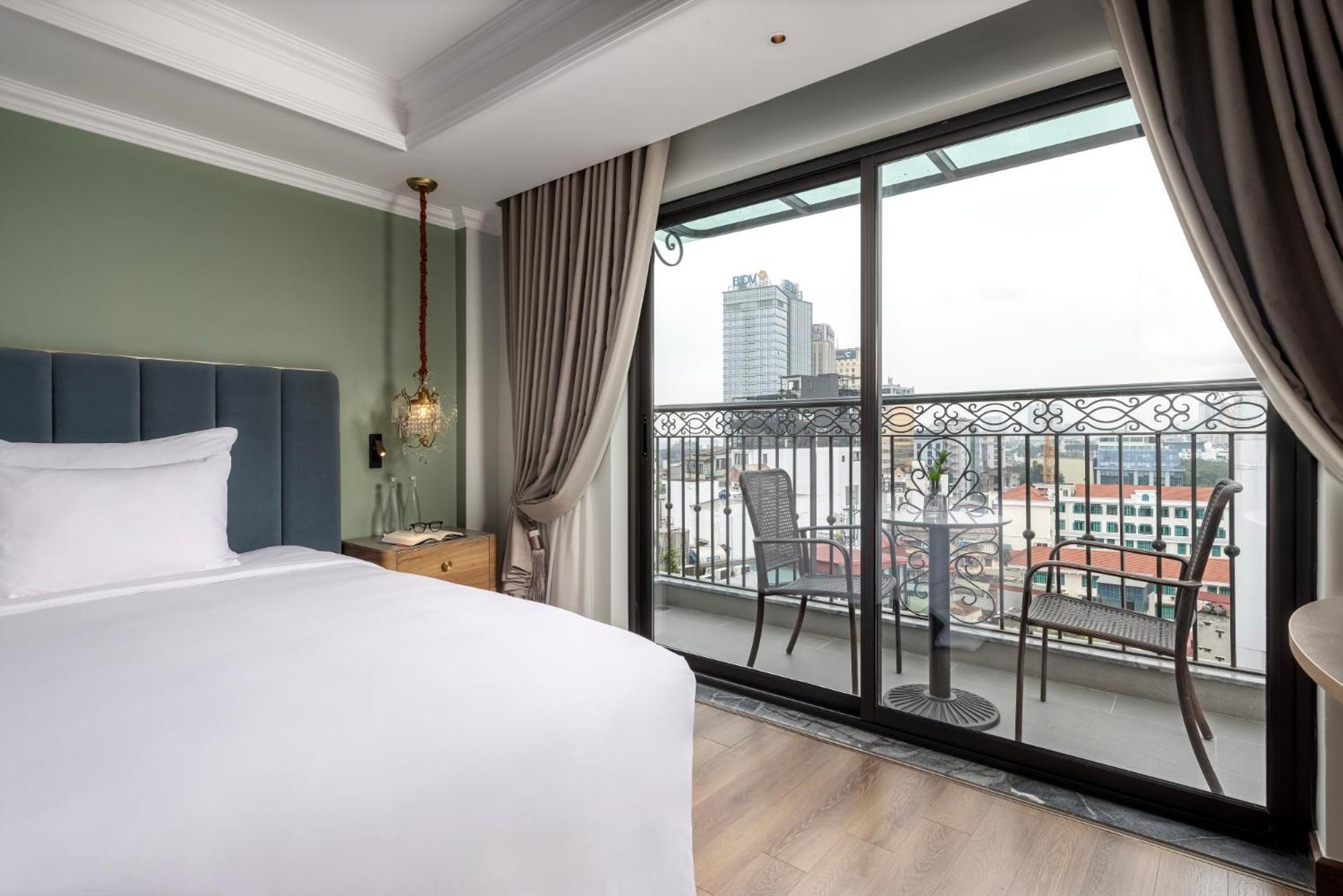 La Siesta Classic Hang Thung Hanoi Exterior photo Deluxe Room with Balcony